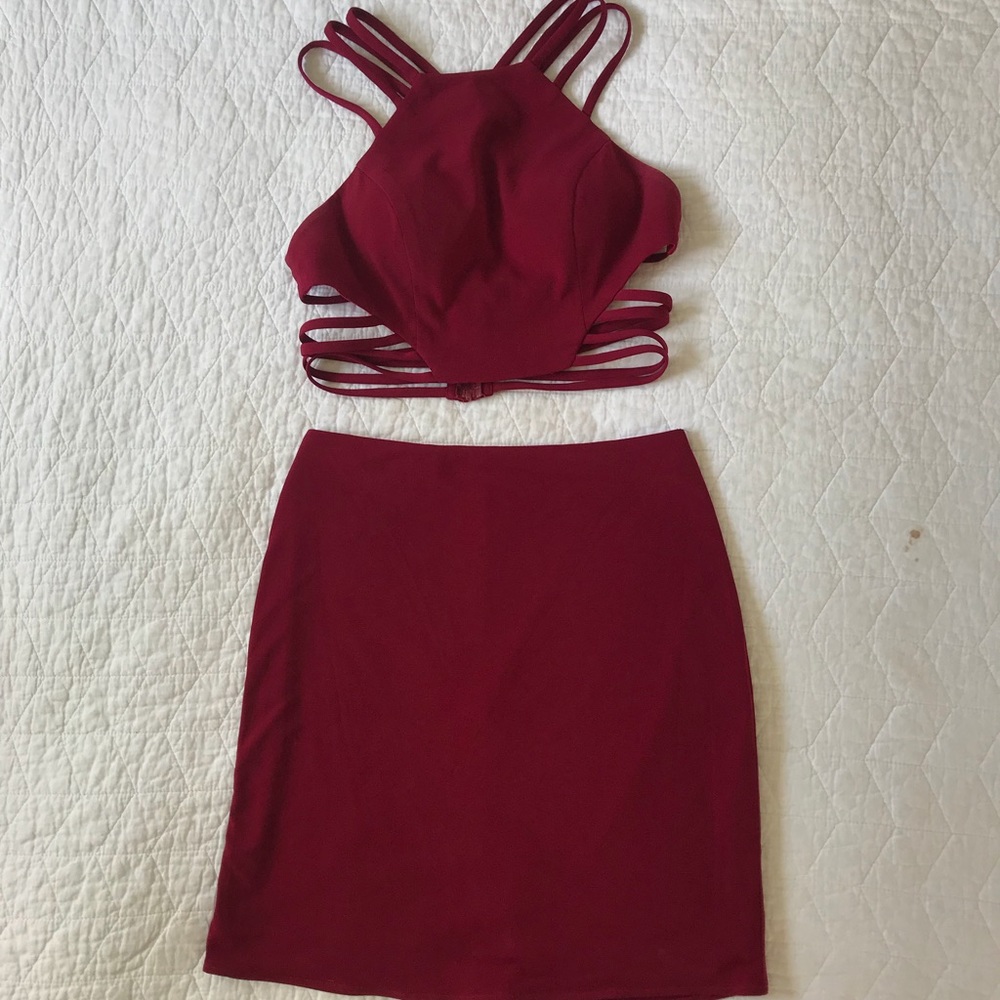 Short, fitted prom or homecoming dress